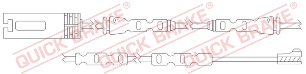 Czujnik zużycia klocka